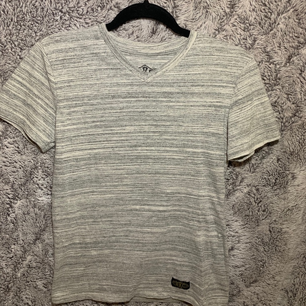 Grey v neck t shirt